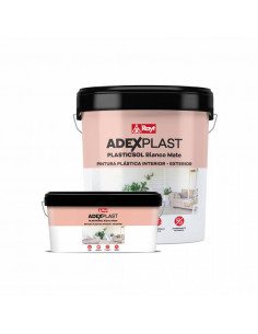 Pintura Plástica Adexplast Plasticsol, Blanco Mate,...